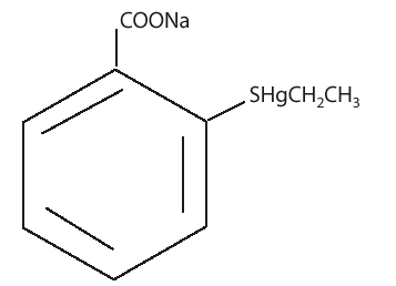 Figure 1. Thimerosal chemical structure Figure 1. Structure 